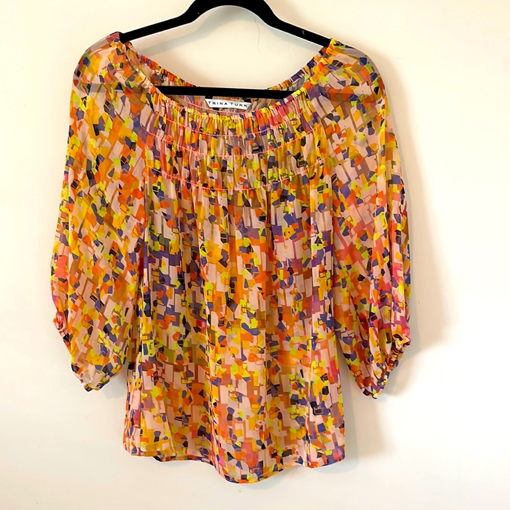 Trina Turk summer blouse Medium